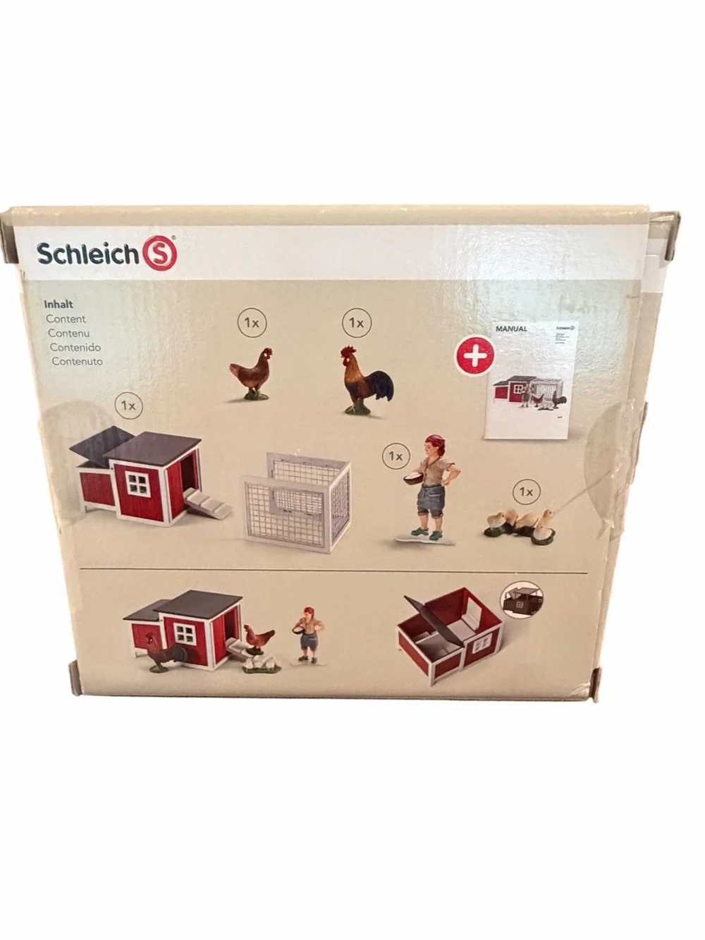 Schleich Farm Life Chicken Coop Playset Sealed Complete in Box